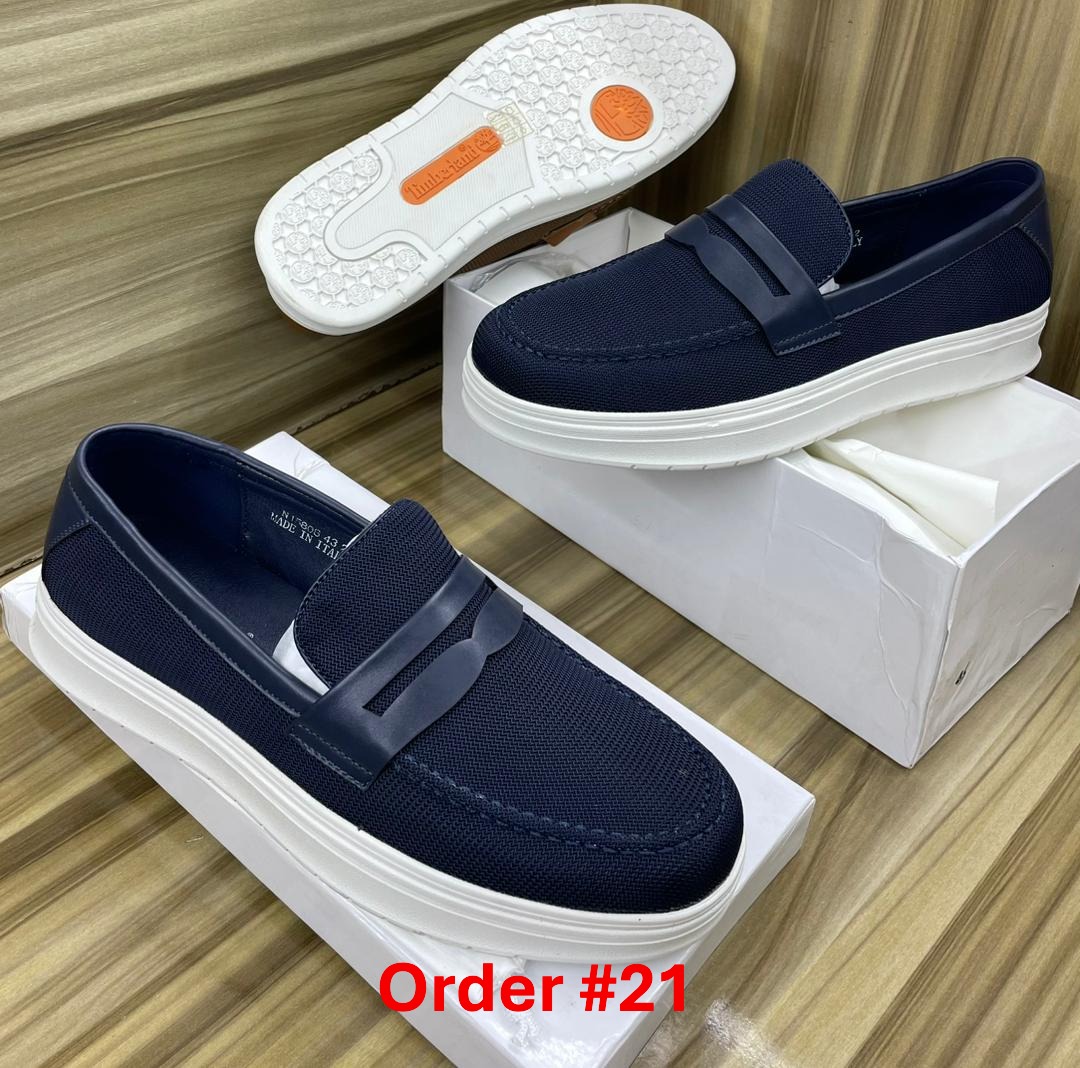 Blue white sole Timberland 21