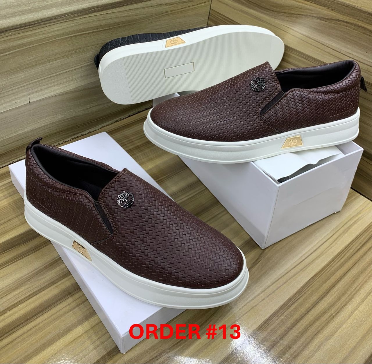 Unknown Brown With White sole