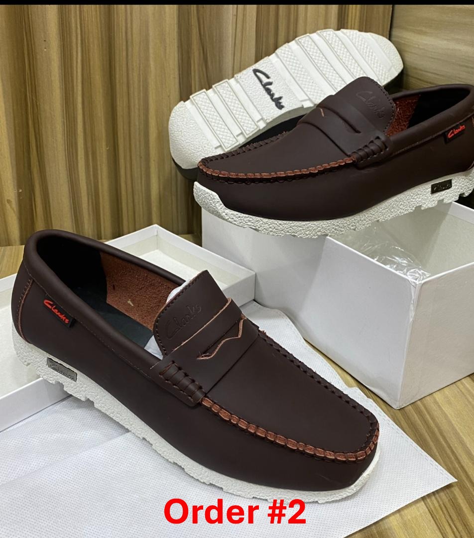 Clarrk Brown & White sole