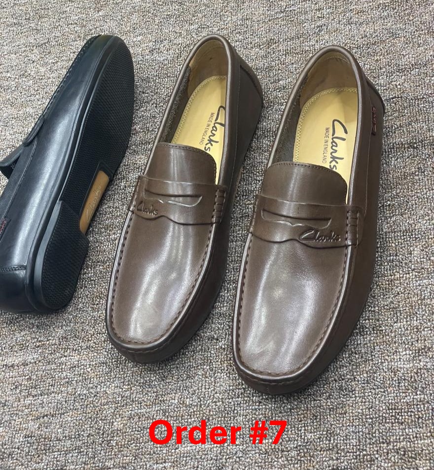 Clarks brown leather