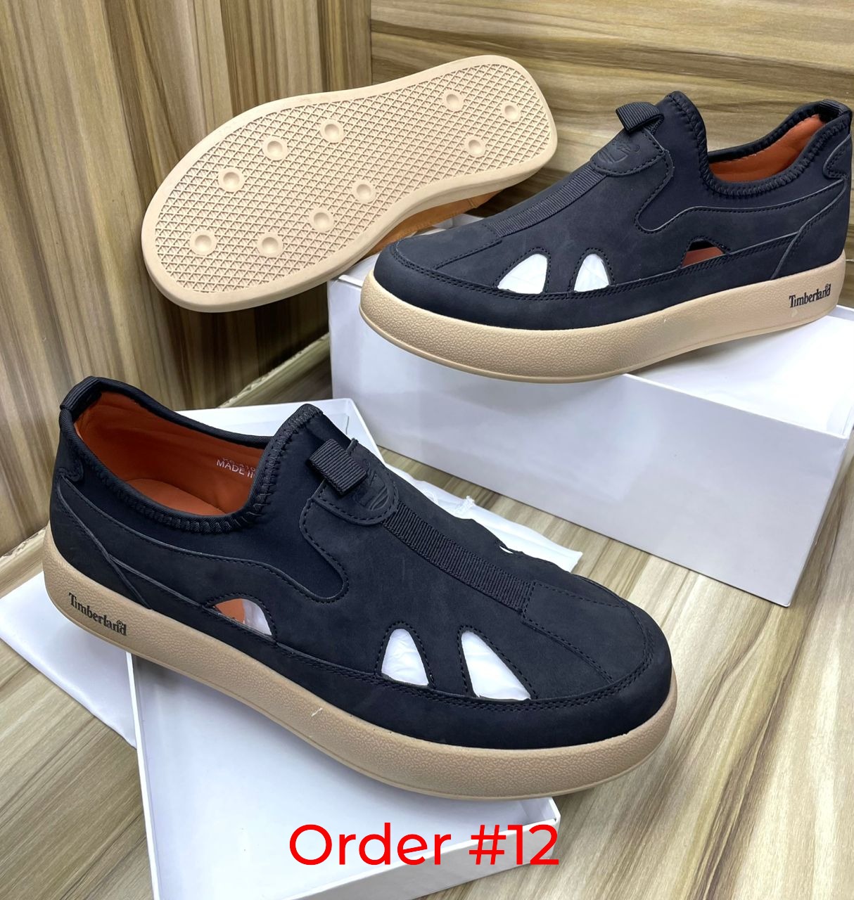 Timbalend black sandal