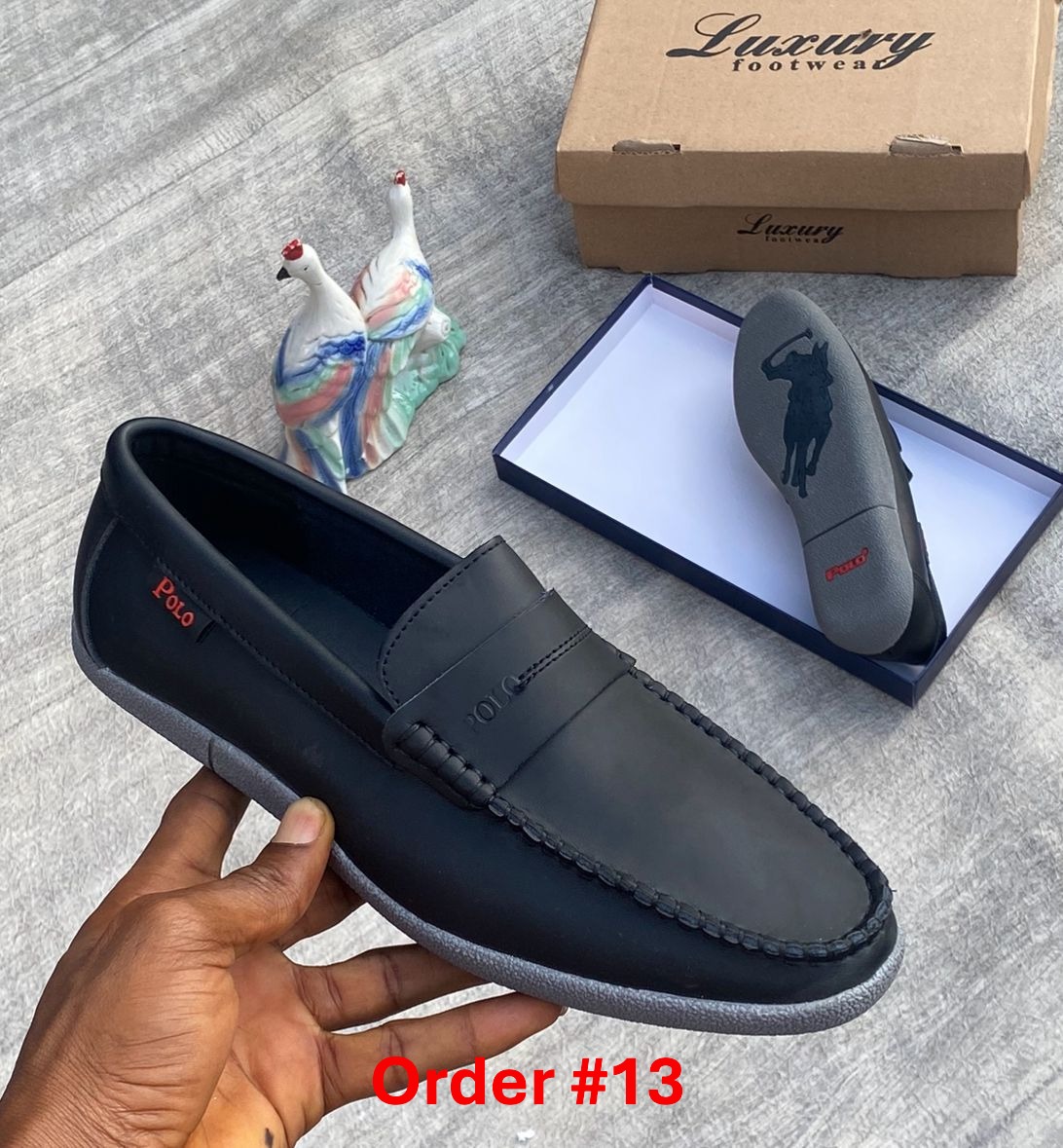 Polo balck with belt