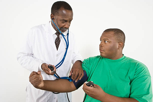 Doctor examining patient