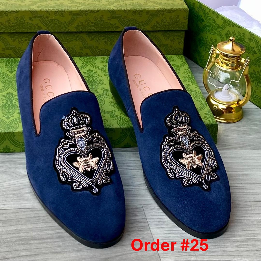 Gucci blue with design