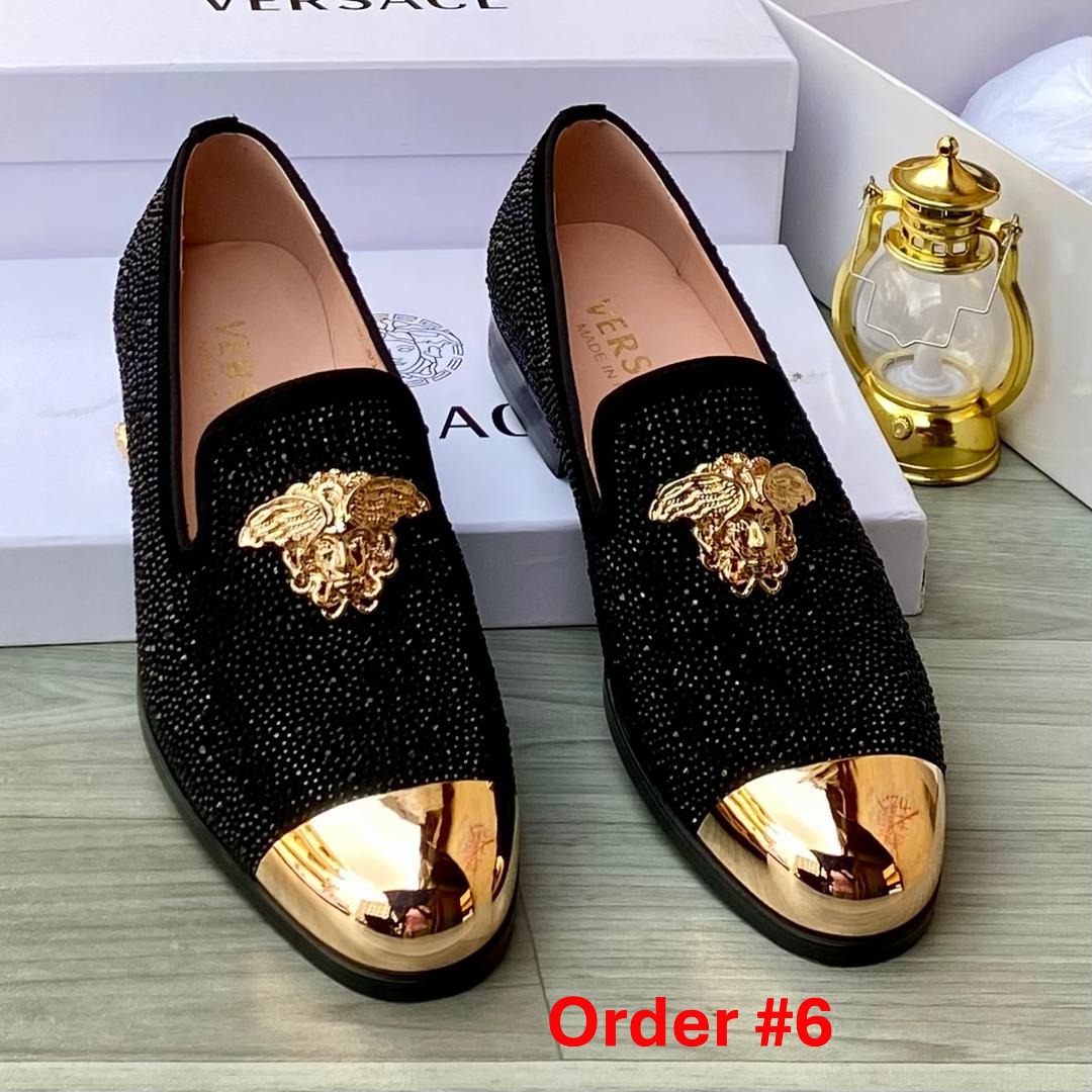 Stone black versace