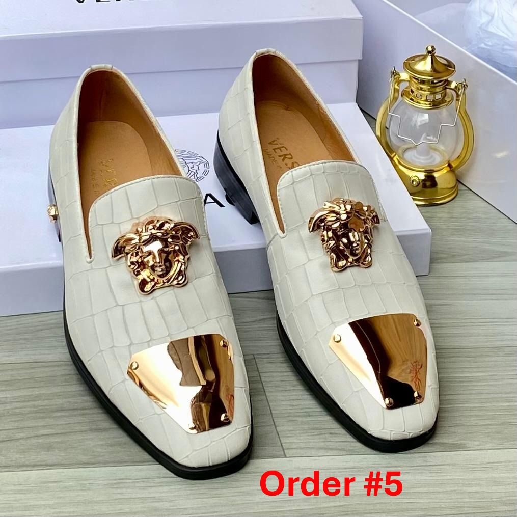 Versace white with gold