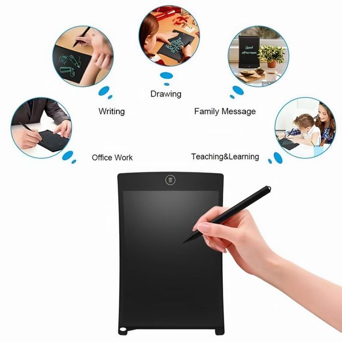 SmartSlate reusable LCD writing tablet in daily use